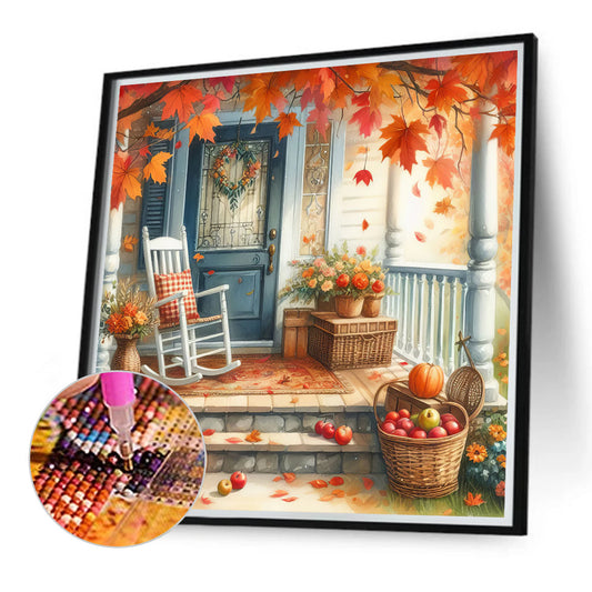 Diamond Painting - Full Round - Autumn yard (40*40CM)