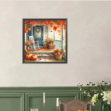 Load image into Gallery viewer, Diamond Painting - Full Round - Autumn yard (40*40CM)
