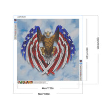 Load image into Gallery viewer, Diamond Painting - Full Round - American Eagle (50*50CM)
