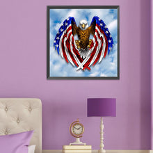 Load image into Gallery viewer, Diamond Painting - Full Round - American Eagle (50*50CM)
