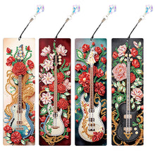 Load image into Gallery viewer, 4Pcs Special Shape Feather 5D DIY Diamond Painting Bookmark for Reading Day Gift
