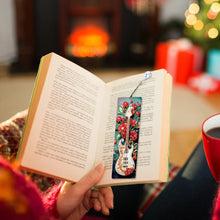 Load image into Gallery viewer, 4Pcs Special Shape Feather 5D DIY Diamond Painting Bookmark for Reading Day Gift
