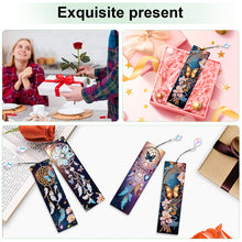 Load image into Gallery viewer, 4Pcs Special Shape Feather 5D DIY Diamond Painting Bookmark for Reading Day Gift
