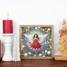 Load image into Gallery viewer, Diamond Painting - Partial Special Shaped - Christmas Atmosphere Angel (30*30CM)
