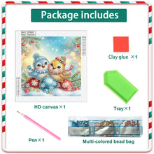 Load image into Gallery viewer, Diamond Painting - Partial Special Shaped - Christmas Bird (30*30CM)
