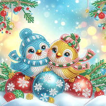 Load image into Gallery viewer, Diamond Painting - Partial Special Shaped - Christmas Bird (30*30CM)
