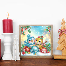 Load image into Gallery viewer, Diamond Painting - Partial Special Shaped - Christmas Bird (30*30CM)
