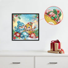 Load image into Gallery viewer, Diamond Painting - Partial Special Shaped - Christmas Bird (30*30CM)
