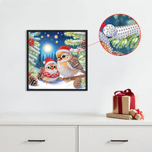 Load image into Gallery viewer, Diamond Painting - Partial Special Shaped - Christmas Bird (30*30CM)
