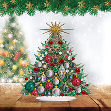 Load image into Gallery viewer, Christmas Table Top Diamond Painting Ornament Kits for Home Office Desktop Decor
