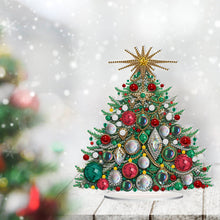 Load image into Gallery viewer, Christmas Table Top Diamond Painting Ornament Kits for Home Office Desktop Decor
