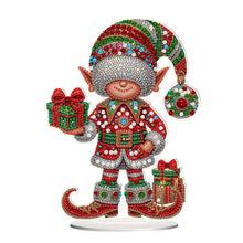 Load image into Gallery viewer, Christmas Table Top Diamond Painting Ornament Kits for Home Office Desktop Decor
