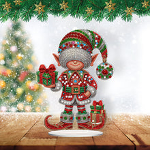 Load image into Gallery viewer, Christmas Table Top Diamond Painting Ornament Kits for Home Office Desktop Decor
