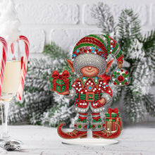 Load image into Gallery viewer, Christmas Table Top Diamond Painting Ornament Kits for Home Office Desktop Decor
