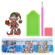 Load image into Gallery viewer, Christmas Table Top Diamond Painting Ornament Kits for Home Office Desktop Decor
