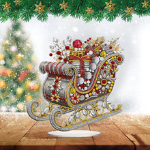 Load image into Gallery viewer, Christmas Table Top Diamond Painting Ornament Kits for Home Office Desktop Decor
