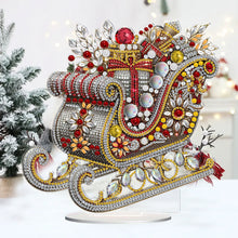 Load image into Gallery viewer, Christmas Table Top Diamond Painting Ornament Kits for Home Office Desktop Decor
