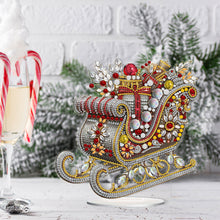 Load image into Gallery viewer, Christmas Table Top Diamond Painting Ornament Kits for Home Office Desktop Decor

