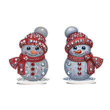 Load image into Gallery viewer, Christmas Table Top Diamond Painting Ornament Kits for Home Office Desktop Decor
