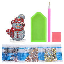 Load image into Gallery viewer, Christmas Table Top Diamond Painting Ornament Kits for Home Office Desktop Decor
