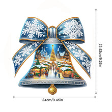 Load image into Gallery viewer, Acrylic Special Shaped Snowflake Bell DIY Diamond Painting Hanging Ornaments Kit
