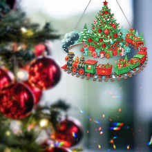 Load image into Gallery viewer, Christmas Acrylic Special Shape Santa Claus 5D DIY Diamond Painting Dots Pendant
