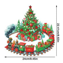 Load image into Gallery viewer, Christmas Acrylic Special Shape Santa Claus 5D DIY Diamond Painting Dots Pendant

