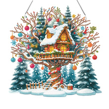 Load image into Gallery viewer, Christmas Acrylic Special Shape Santa Claus 5D DIY Diamond Painting Dots Pendant
