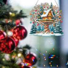 Load image into Gallery viewer, Christmas Acrylic Special Shape Santa Claus 5D DIY Diamond Painting Dots Pendant
