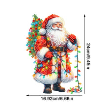 Load image into Gallery viewer, Christmas Acrylic Special Shape Santa Claus 5D DIY Diamond Painting Dots Pendant
