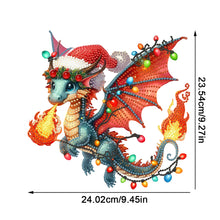 Load image into Gallery viewer, Christmas Acrylic Special Shape Santa Claus 5D DIY Diamond Painting Dots Pendant
