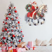 Load image into Gallery viewer, Christmas Acrylic Special Shape Santa Claus 5D DIY Diamond Painting Dots Pendant
