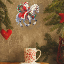 Load image into Gallery viewer, Christmas Acrylic Special Shape Santa Claus 5D DIY Diamond Painting Dots Pendant
