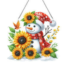 Load image into Gallery viewer, Christmas Acrylic Special Shape Santa Claus 5D DIY Diamond Painting Dots Pendant
