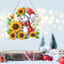 Load image into Gallery viewer, Christmas Acrylic Special Shape Santa Claus 5D DIY Diamond Painting Dots Pendant
