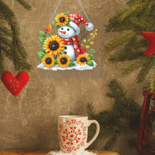 Load image into Gallery viewer, Christmas Acrylic Special Shape Santa Claus 5D DIY Diamond Painting Dots Pendant
