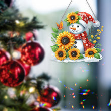 Load image into Gallery viewer, Christmas Acrylic Special Shape Santa Claus 5D DIY Diamond Painting Dots Pendant
