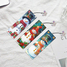 Load image into Gallery viewer, 3Pcs Christmas Special Shape Cat Diamond Painting Bookmark for Reading Day Gift
