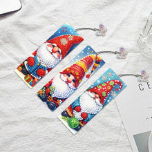 Load image into Gallery viewer, 3Pcs Christmas Special Shape Cat Diamond Painting Bookmark for Reading Day Gift
