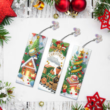 Load image into Gallery viewer, 3Pcs Christmas Special Shape Cat Diamond Painting Bookmark for Reading Day Gift
