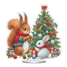Load image into Gallery viewer, Christmas Special Shaped Diamond Painting Tabletop Ornaments Kit for Table Decor
