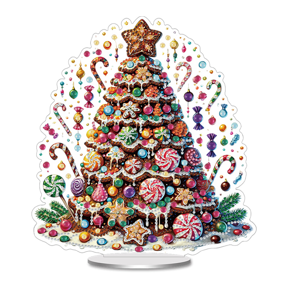 Christmas Special Shaped Diamond Painting Tabletop Ornaments Kit for Table Decor