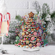 Load image into Gallery viewer, Christmas Special Shaped Diamond Painting Tabletop Ornaments Kit for Table Decor

