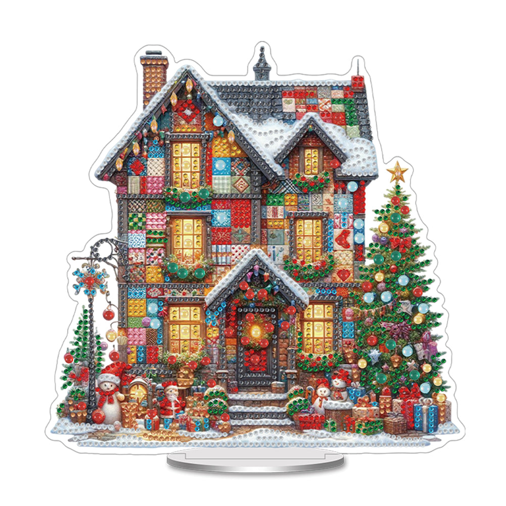 Christmas Special Shaped Diamond Painting Tabletop Ornaments Kit for Table Decor