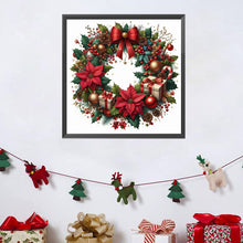 Load image into Gallery viewer, Diamond Painting - Full Square - Christmas wreath (30*30CM)
