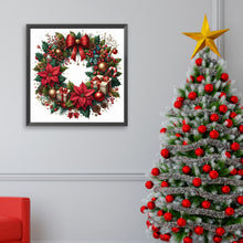 Load image into Gallery viewer, Diamond Painting - Full Square - Christmas wreath (30*30CM)
