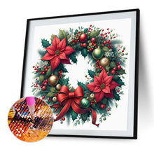 Load image into Gallery viewer, Diamond Painting - Full Square - Christmas wreath (30*30CM)
