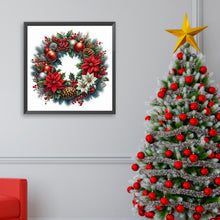 Load image into Gallery viewer, Diamond Painting - Full Square - Christmas wreath (30*30CM)
