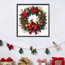 Load image into Gallery viewer, Diamond Painting - Full Square - Christmas wreath (30*30CM)
