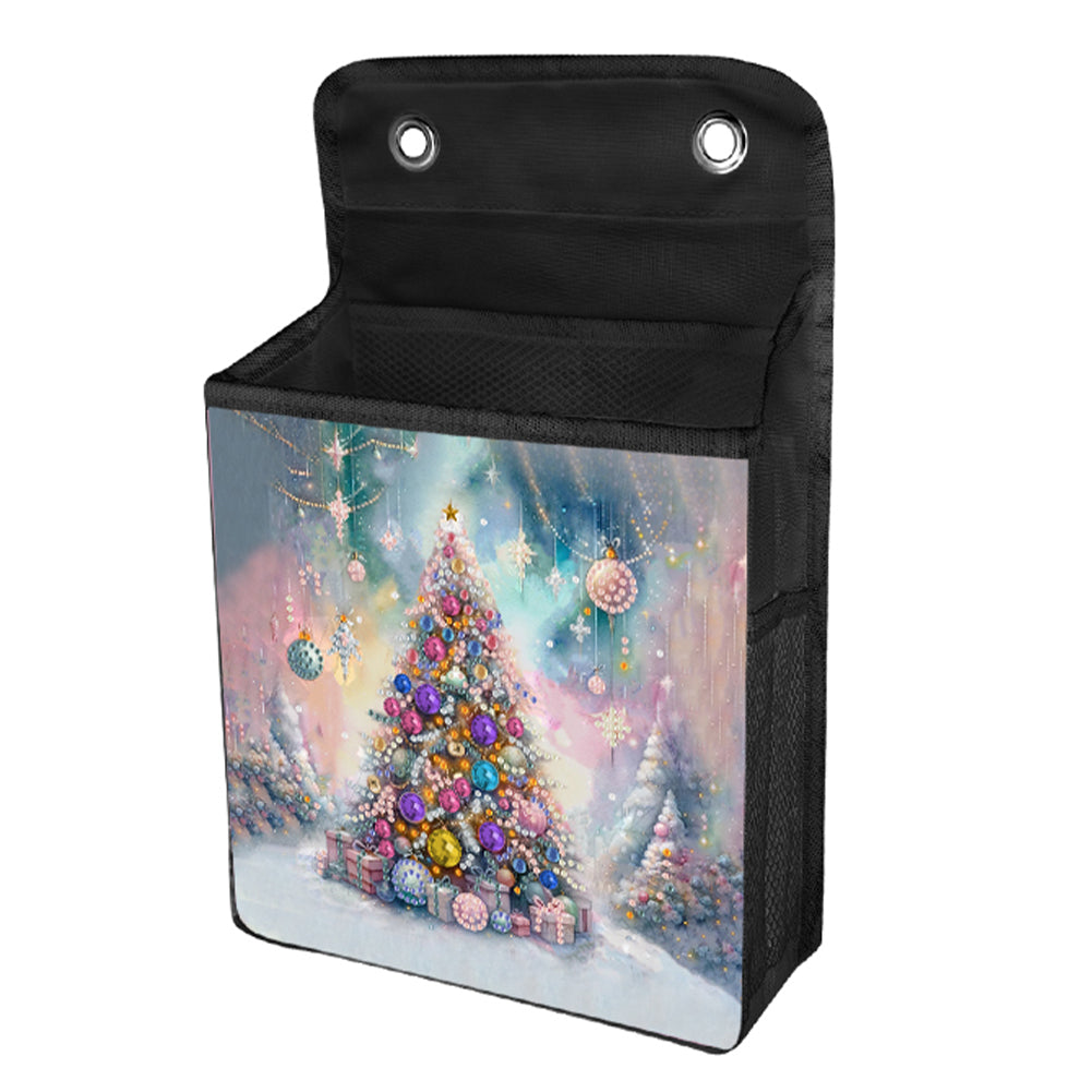 Diamond Painting Hanging Storage Bag Diamond Art Organizer Box (Christmas Tree)